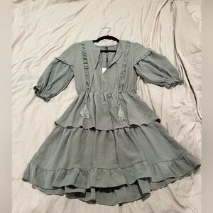 Olive green dress women’s size 1